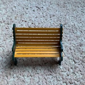 Heritage Village Collection Wrought Iron Park Bench